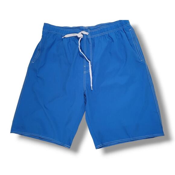 Kedofe Men's blue lined swim trunks with pockets  - Size 38 - Picture 1 of 8